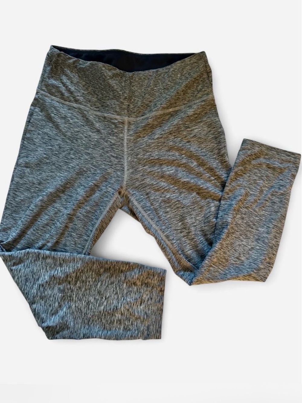 New Balance Heathered Grey High-Waist Leggings